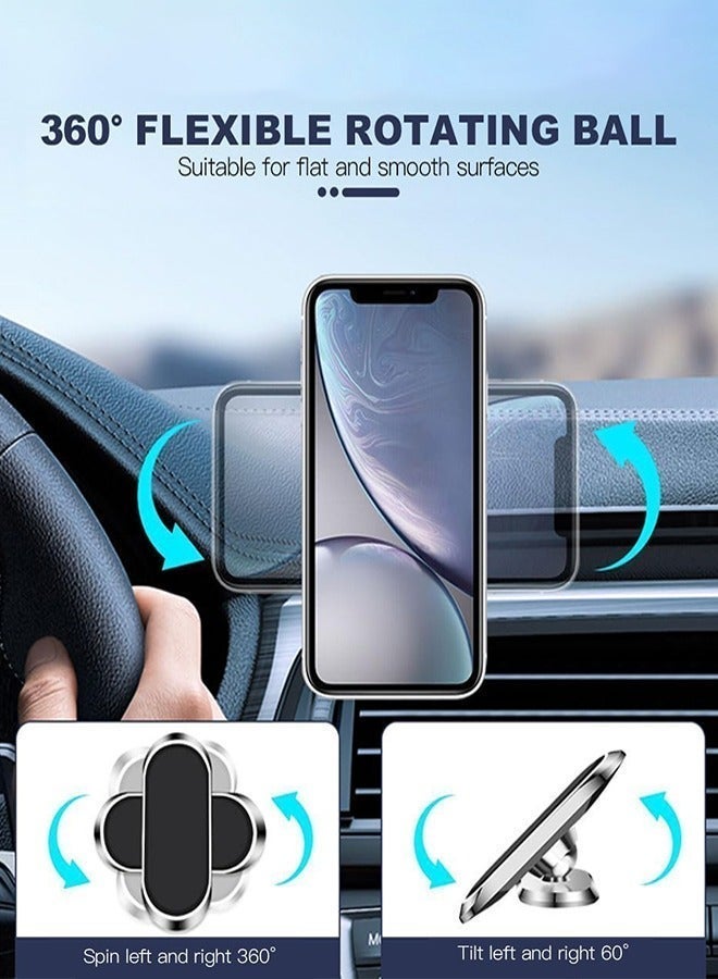0TO1 TECH Strong Magnetic Car Phone Holder | 360° Rotation | Anti-Shake for Saudi Roads | Universal Fit for All Phones | Safe & Easy Installation - Image 2
